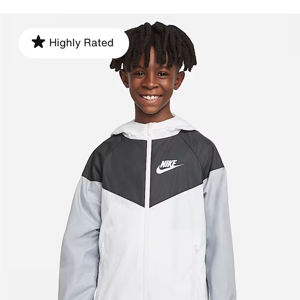 Nike Sportswear Windrunner (white/black/wolf grey)